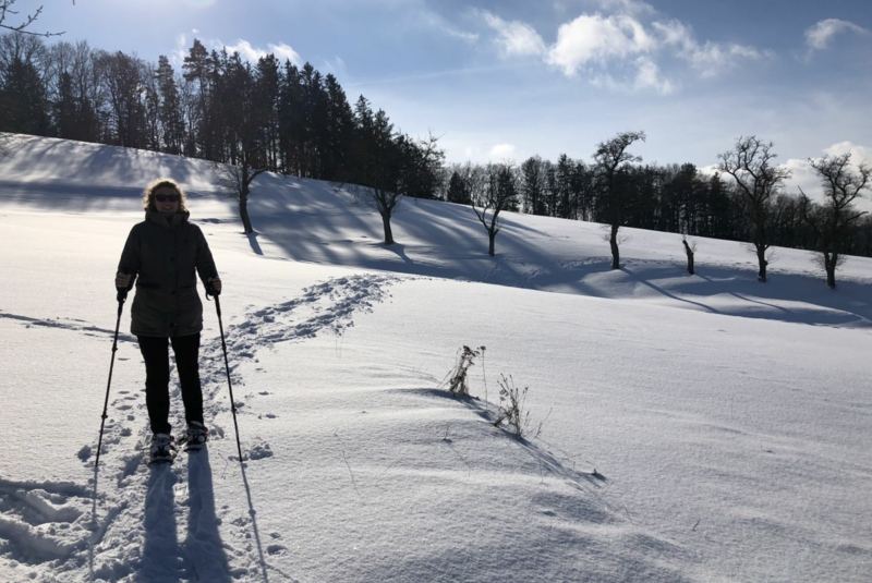 Schneeschuhwandern im Mühlviertel