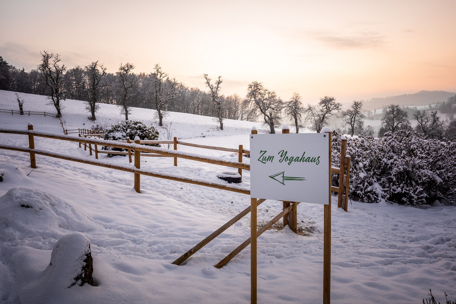 Yogaurlaub im Winter
