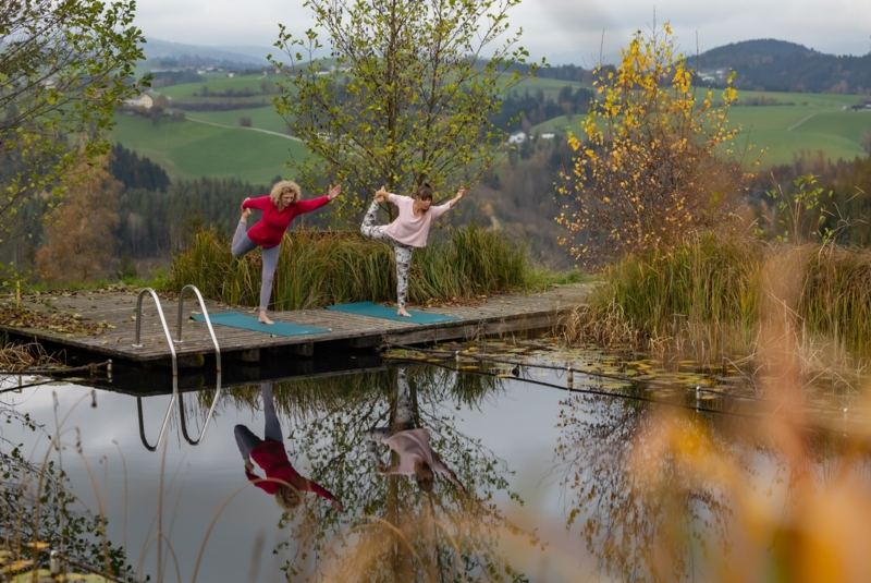 Yoga im Herbst